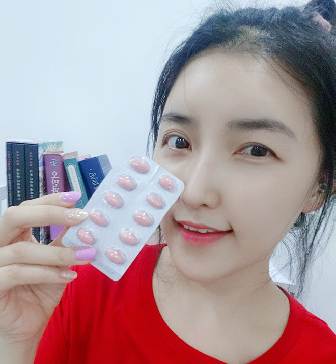 Dùng viên uống trắng da Glutathione như của Hanvely cho da căng bóng