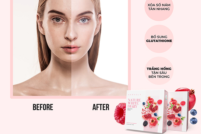 Viên uống trắng da Glutathione và những điều bạn nên biết Hieu qua vien uong trang da Glutathione Hanvely - Viên uống trắng da Glutathione và những điều bạn nên biết