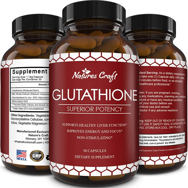 Viên uống làm trắng da Glutathione Mỹ