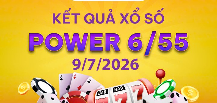 Xổ số tự chọn hôm nay: Công bố KQXS Vietlott Power ngày 9/7 chi tiết